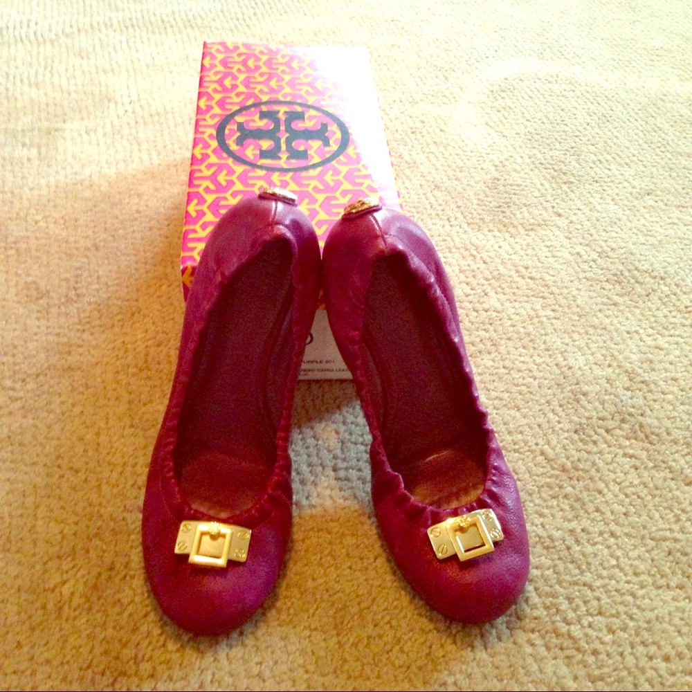 REDUCED!!!! Purple Tory Burch flats